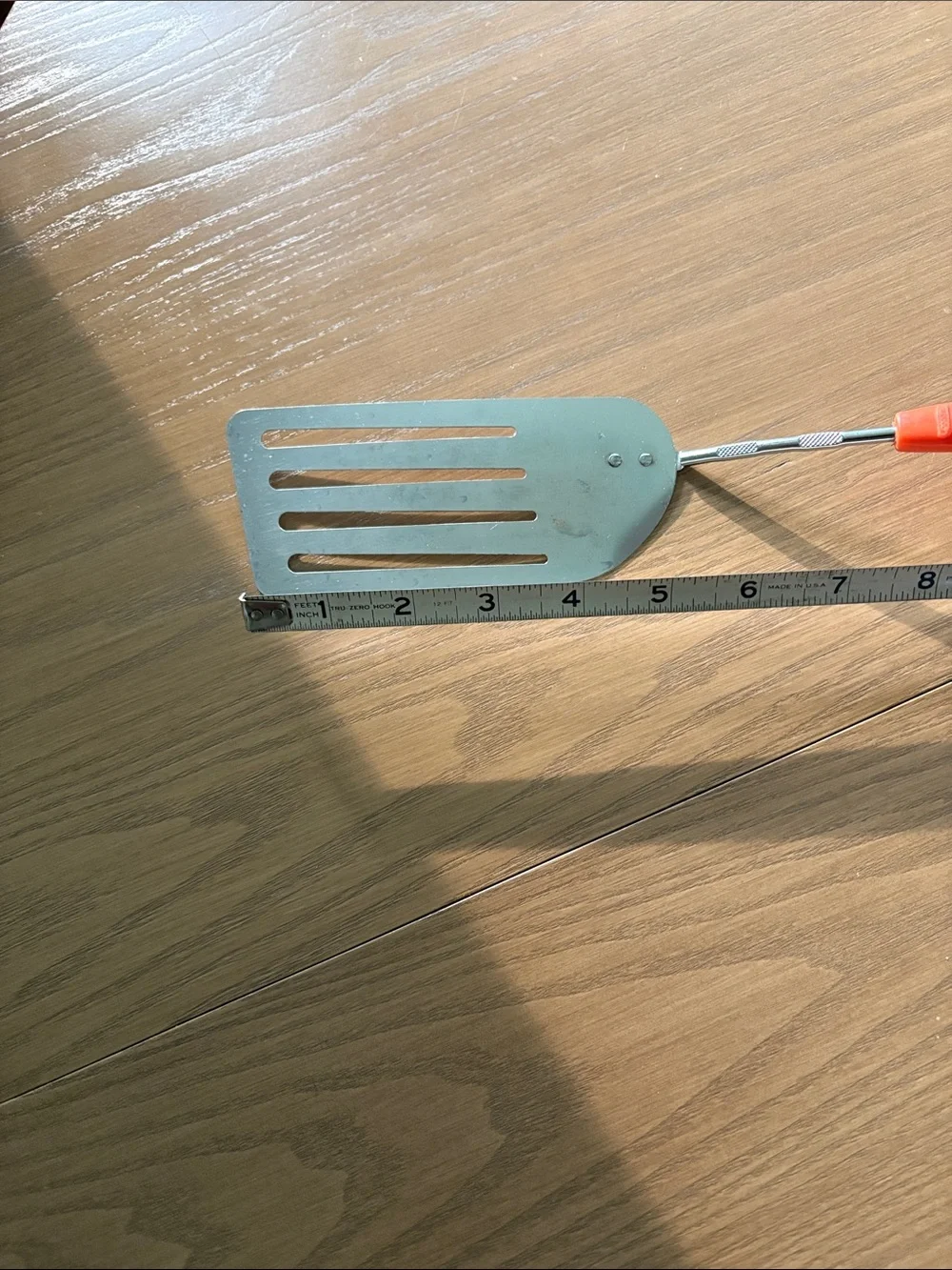 vintage Nevco MCM orange handle spatula